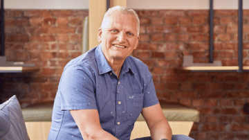 Roy Johansen in an office environment