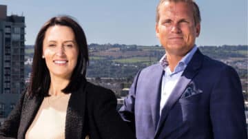 Gillian Whelan at Aspira with Anders Gratte CEO at emagine