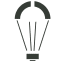 Icon light bulb signifying idea