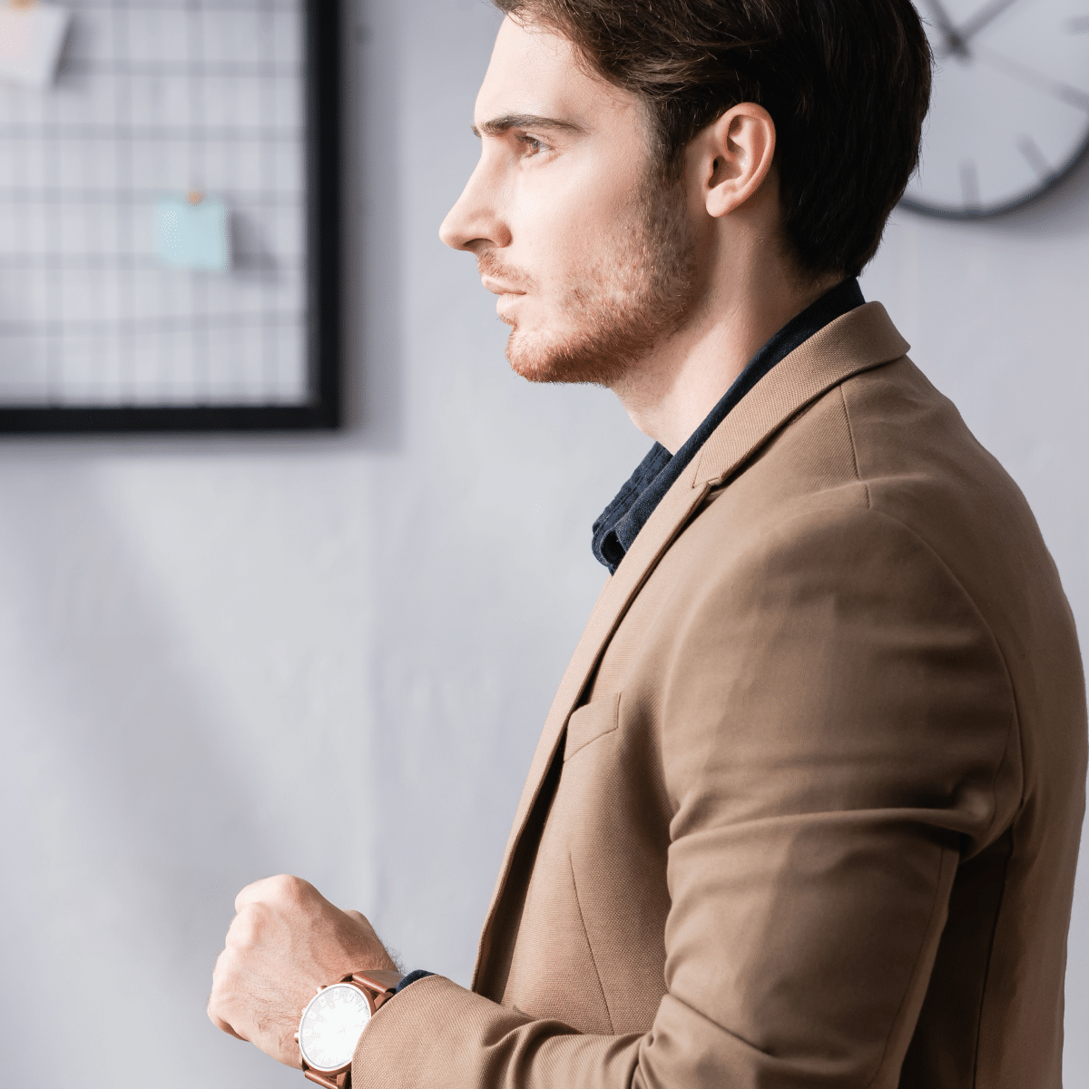 A consultant in an office
